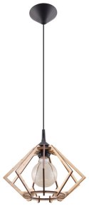 Lampa Wisząca POMPELMO Naturalne Drewno
