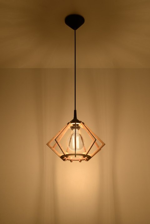 Lampa Wisząca POMPELMO Naturalne Drewno Lampa Wisząca POMPELMO Naturalne Drewno