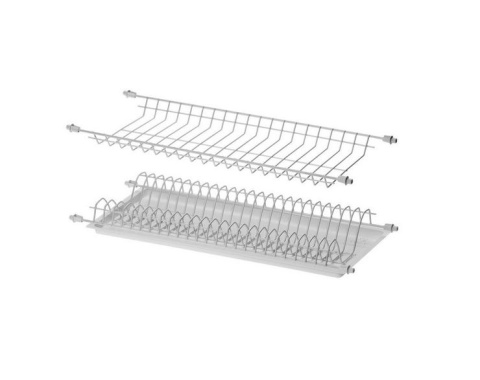 Suszarka naczyń szafkowa 8x56x28 biała stalowa