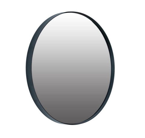 Lustro wiszące URANUS okrągłe ozdobne 50 cm czarne Lustro wiszące URANUS okrągłe ozdobne 50 cm czarne