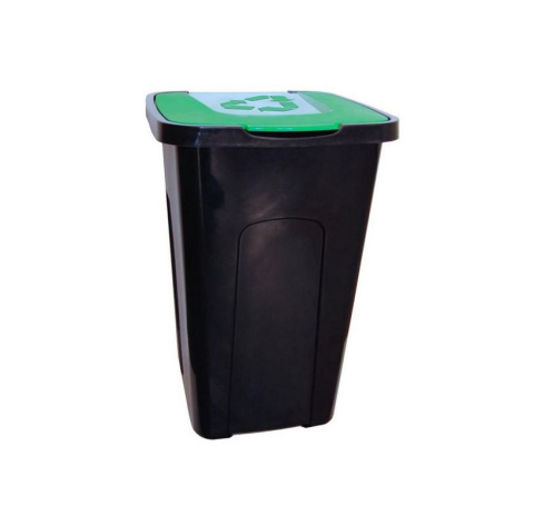 Kosz śmieci IAN pokrywą recyklingu zielony Kosz śmieci IAN pokrywą recyklingu zielony