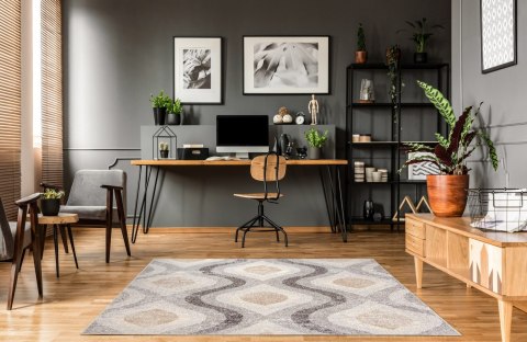 Dywan sprężyste włókna beż brąz szarość 80x150_CARPET Dywan sprężyste włókna beż brąz szarość 80x150_CARPET