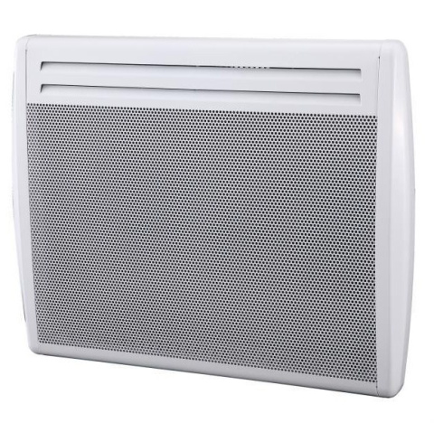 Promiennik grzejnik 1000W kwarcowy biały stal ścianę 10m