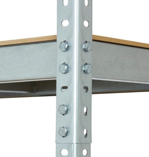 Regał metalowy 210x91x46cm 300kg skręcany ROD piwnica garaż Regał metalowy 210x91x46cm 300kg skręcany ROD piwnica garaż