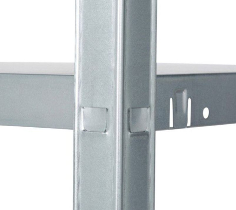 Regał metalowy 160x84x30cm 40kg półka BUD piwnica garaż Regał metalowy 160x84x30cm 40kg półka BUD piwnica garaż