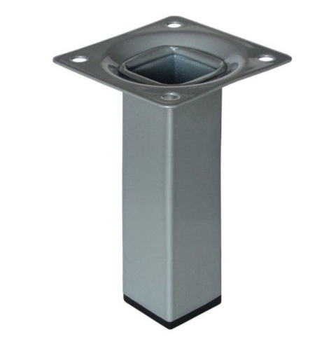 Noga kwadratowa 10cm stołu blatu szara meblowa Noga kwadratowa 10cm stołu blatu szara meblowa