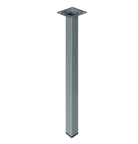 Noga kwadratowa 40cm stołu blatu szara meblowa Noga kwadratowa 40cm stołu blatu szara meblowa