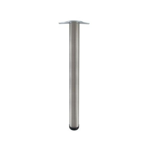 Noga meblowa okrągła 82cm stal nierdzewna stołu blatu