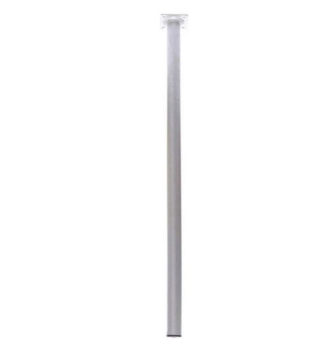 Noga meblowa okrągła 70 cm srebrna stołu blatu Noga meblowa okrągła 70 cm srebrna stołu blatu