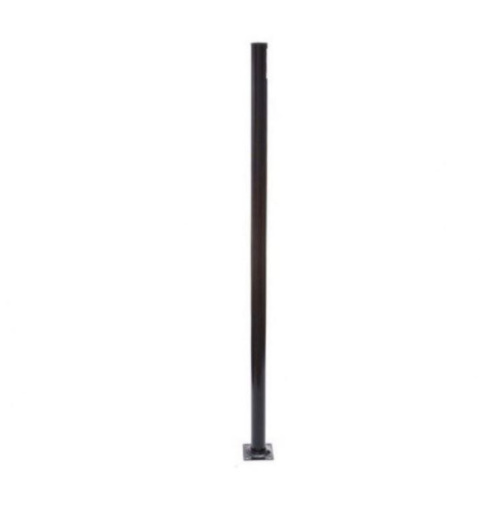 Noga meblowa okrągła 80 cm czarna stołu blatu Noga meblowa okrągła 80 cm czarna stołu blatu