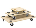 Wózek platforma transport pudeł mini max 200 kg sklejka koła skrętne Wózek platforma transport pudeł mini max 200 kg sklejka koła skrętne
