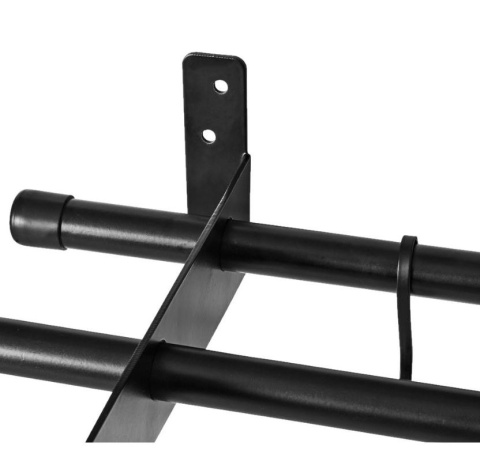 Półka kapelusze STELL BLACK szaliki przedpokój metal Półka kapelusze STELL BLACK szaliki przedpokój metal