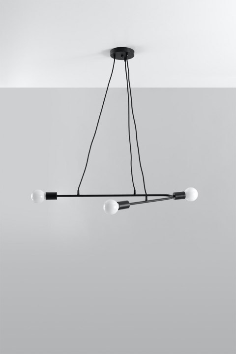 Lampa wisząca ASTRAL 3 czarna Lampa wisząca ASTRAL 3 czarna