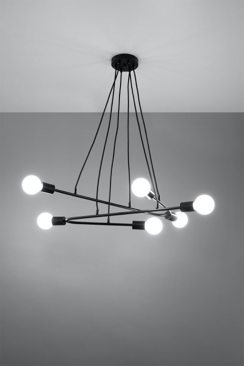 Lampa wisząca ASTRAL 6 czarna Lampa wisząca ASTRAL 6 czarna