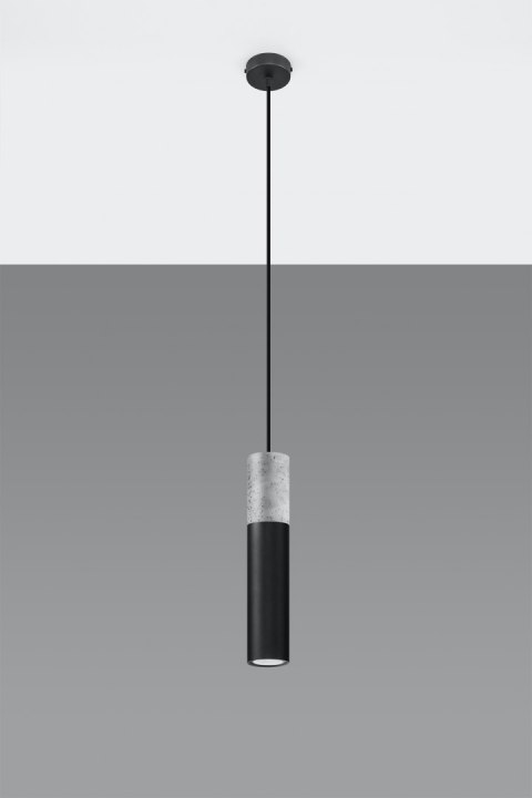Lampa wisząca BORGIO 1 czarny Lampa wisząca BORGIO 1 czarny