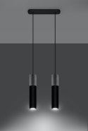 Lampa wisząca BORGIO 2 czarny