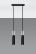 Lampa wisząca BORGIO 2 czarny