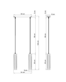 Lampa wisząca LINO 2