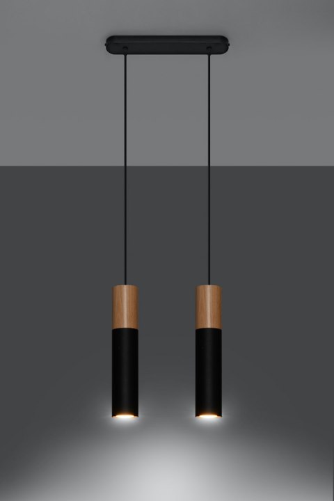Lampa wisząca PABLO 2 czarna Lampa wisząca PABLO 2 czarna