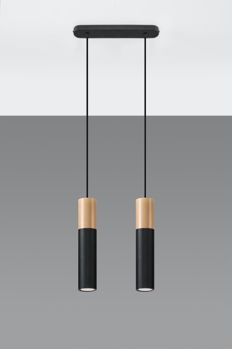 Lampa wisząca PABLO 2 czarna Lampa wisząca PABLO 2 czarna