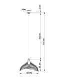 Lampa wisząca UMB biały