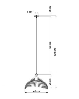 Lampa wisząca UMB biały