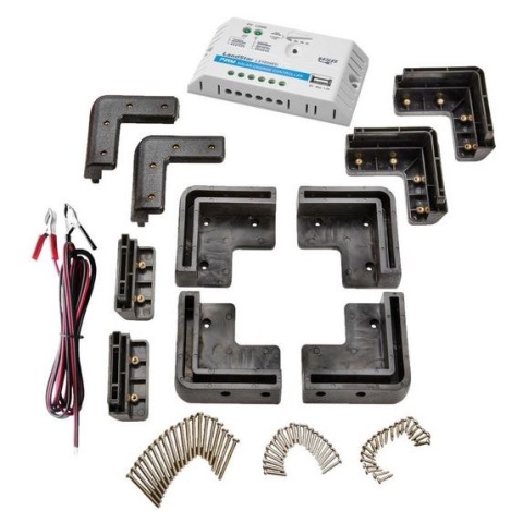 Panele słoneczne przyczepy / łodzi 110W 10A USB Panele słoneczne przyczepy / łodzi 110W 10A USB