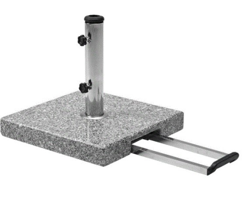 Podstawa parasol ogrodowy 38 48mm fi 28kg kamień rączka Podstawa parasol ogrodowy 38 48mm fi 28kg kamień rączka