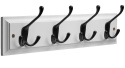 Wieszak WHITE ubrania 45cm 12 wieszaki drewno stal Wieszak WHITE ubrania 45cm 12 wieszaki drewno stal