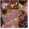 Ogrodowe lampki LED COLOR 50szt 15m girlanda 230V Ogrodowe lampki LED COLOR 50szt 15m girlanda 230V