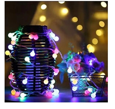Ogrodowe lampki LED COLOR 50szt 15m girlanda 230V Ogrodowe lampki LED COLOR 50szt 15m girlanda 230V
