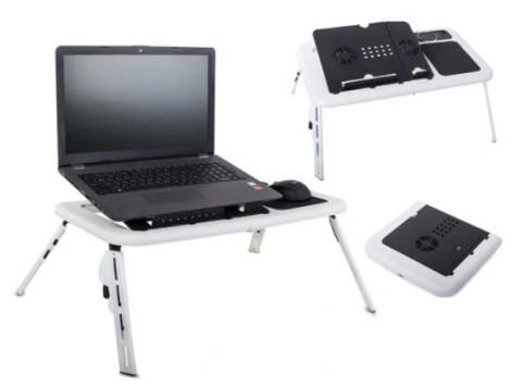 STOLIK laptop CHŁODZENIE USB 2,5m miejsce kubek STOLIK laptop CHŁODZENIE USB 2,5m miejsce kubek